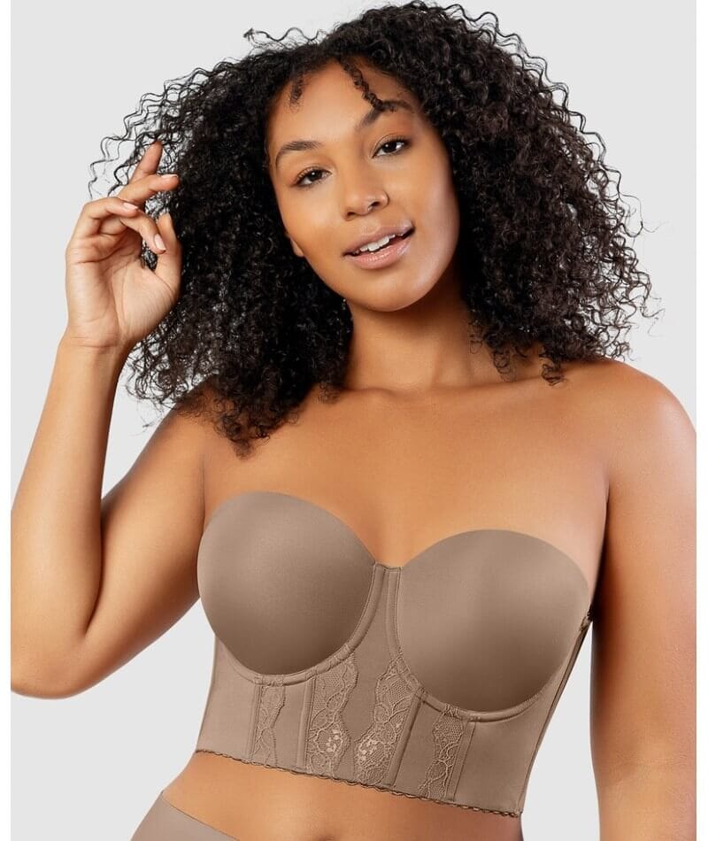 Wholesale strapless bustier bra plus size For Supportive Underwear 
