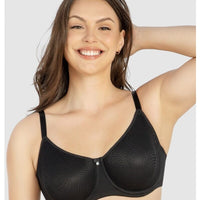 Parfait Pearl Underwire Seamless Minimizer Bra - Black