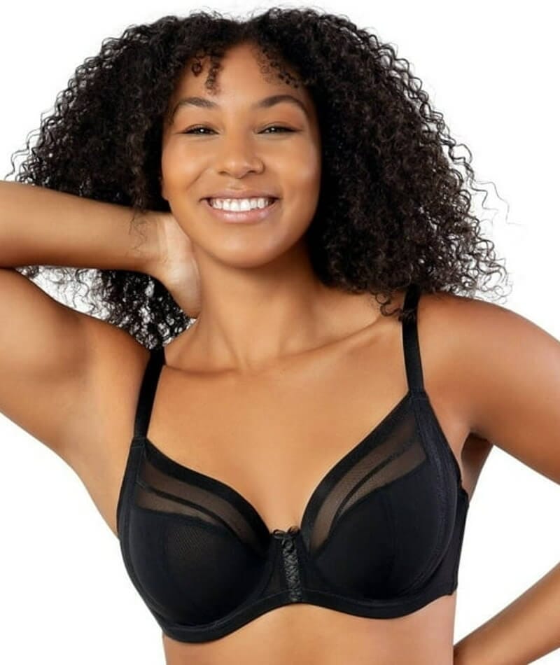 Parfait Shea Supportive Full Blast Plunge Bra - Black Bras 