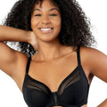 Parfait Shea Supportive Full Blast Plunge Bra - Black