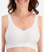 Playtex Comfort Revolution Contour Dot Wire-free 2 Pack Bra - Evening Blush/White Bras 