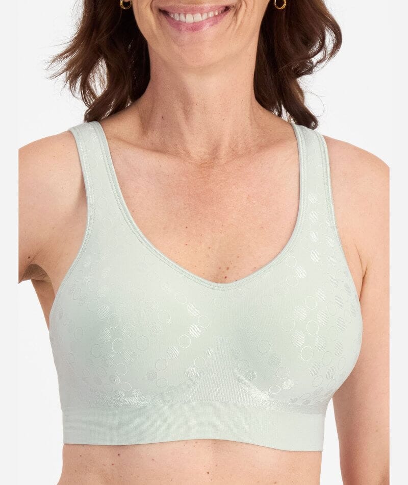 Playtex Comfort Revolution Contour Dot Wire-free Bra - Seafoam Bras 