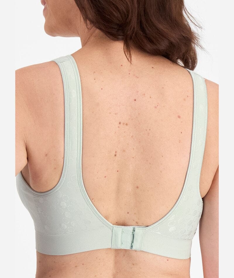 Playtex Comfort Revolution Contour Dot Wire-free Bra - Seafoam Bras 