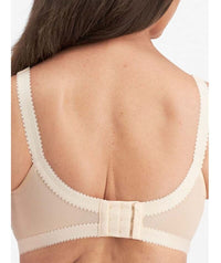 Playtex 18 Hour Cross Your Heart Wire-Free Lace Bra - Beige Bras 