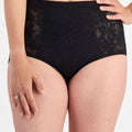 Playtex Ultralight Lace Full Brief - Black