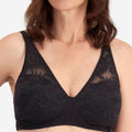 Playtex Ultralight Lace Wire-free Bra - Black