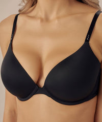 Pleasure State Smooth Plunge Bra - Black Bras 