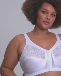 Glamorise Magiclift Front-Closure Support Wire-Free Bra - Blush