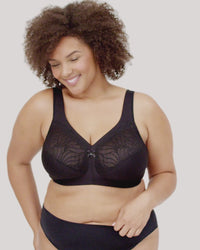 Glamorise Magiclift Natural Shape Support Wire-Free Bra - Black