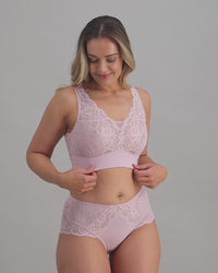 Fayreform Midnight Express Wire-Free Bra - Winsome Orchid