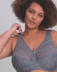 Glamorise Magiclift Moisture Control Wire-Free Bra - Cafe