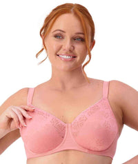 Triumph Lacy Minimizer Bra - Cherry Rose Bras 