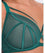 Scantilly Senses Plunge Bra - Verdigris Green Bras 