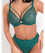 Scantilly Senses Plunge Bra - Verdigris Green Bras 