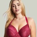 Sculptresse Estel Underwire Plunge Bra - Berry