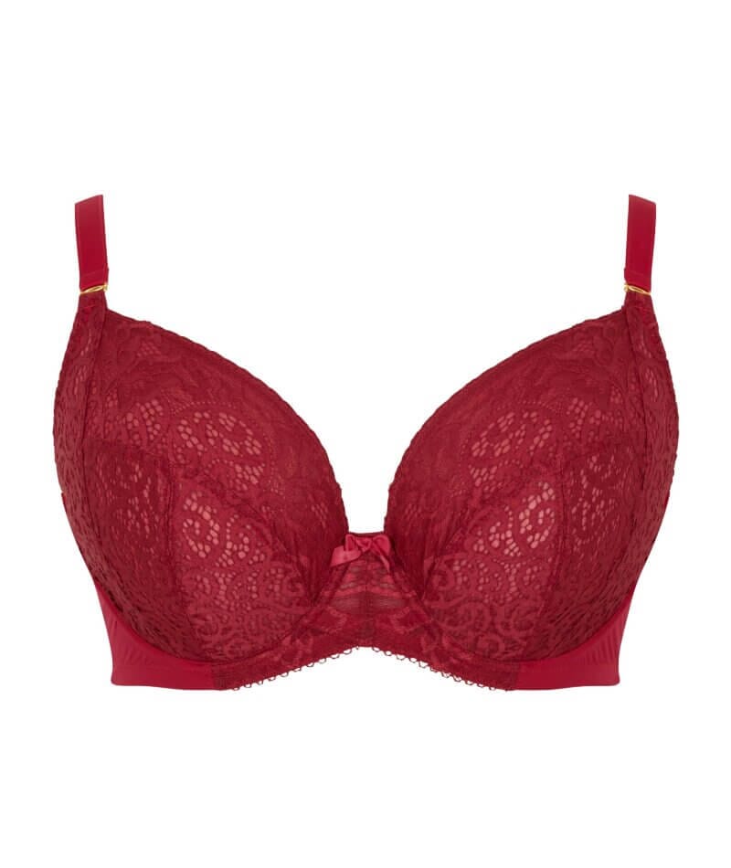 Sculptresse Estel Underwire Plunge Bra - Berry - Curvy