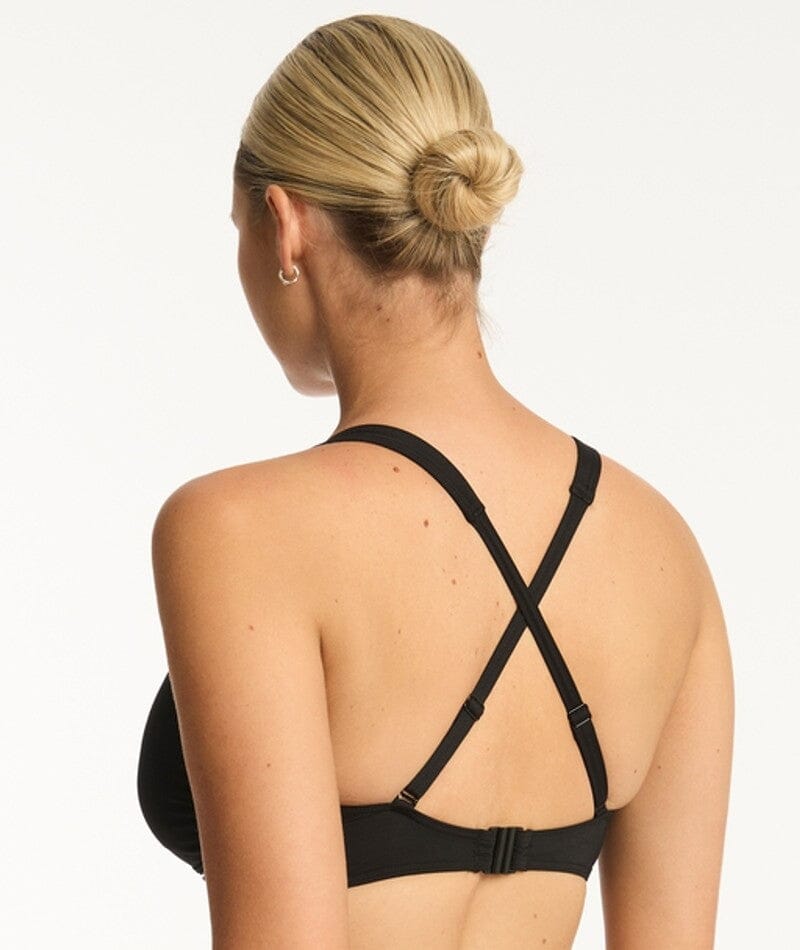 Essentials G Cup Cross Front Bra Top by Sea Level Australia Online, THE  ICONIC