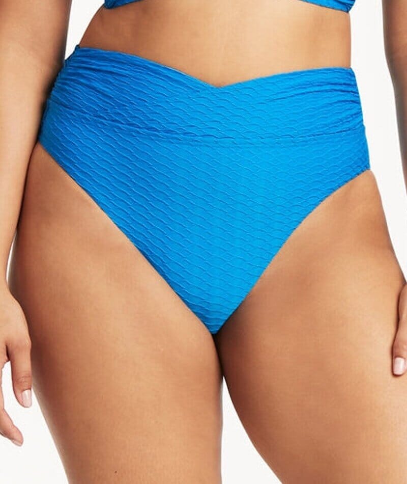 High-Waisted Swim Capri