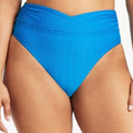 Sea Level Honeycomb Wrap High Waisted Brief - Capri