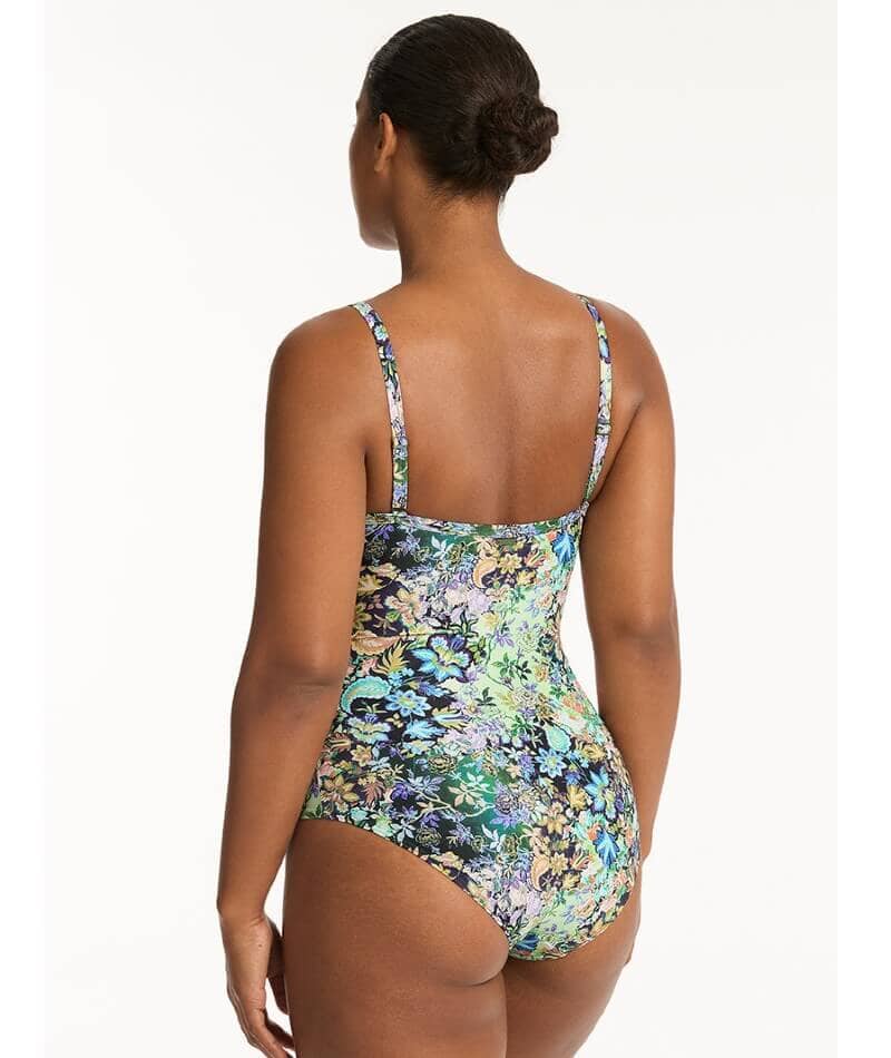 Sea Level Wildflower Twist Front DD-E Cup One Piece Swimsuit - Sea Swimwear 