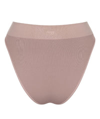 Sloggi Ever Infused Aloe High Leg Brief - Foggy Mauve Knickers 