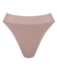 Sloggi Ever Infused Aloe High Leg Brief - Foggy Mauve Knickers 