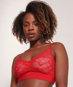 Sloggi Go ALLROUND Non-Wired Padded Lace Bra - Campari Bras 