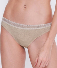 Sloggi Go Ribbed Brazilian Brief 2 Pack - Grey Combination Knickers 