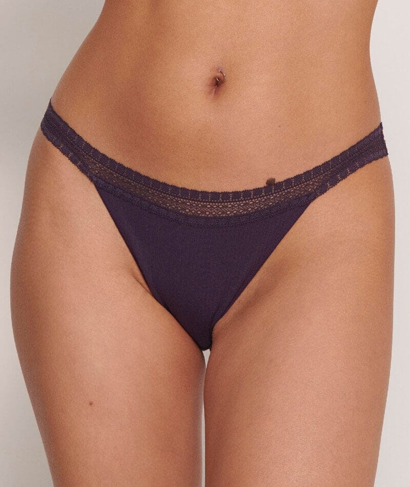 Temple Luxe High Waist G-String In Multi