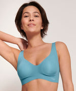 Sloggi ZERO Feel Wire-free Bralette - Blue Lake Bras 