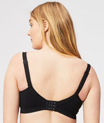 Cake Maternity Popping Candy Fuller Bust Seamless F-Hh Cup Wire-Free Nursing Bra - Black Bras 