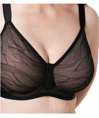 Triumph Airy Sensation Minimizer Bra - Black Bras 