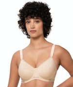 Triumph Airy Sensation Minimizer Bra - Nude Beige Bras 