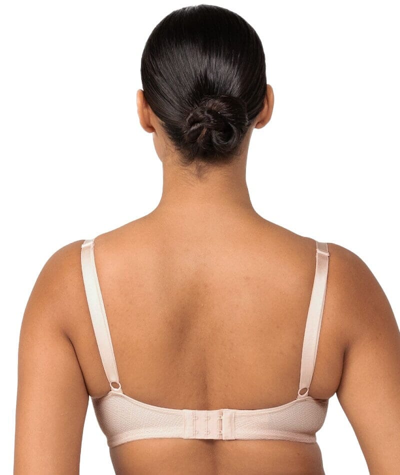 Triumph Amour Maternity Lace Padded Wire-free Bra - Nude Pink Bras 