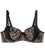 Triumph Amourette Charm Half-Cup Underwired Padded Bra - Black Bras 