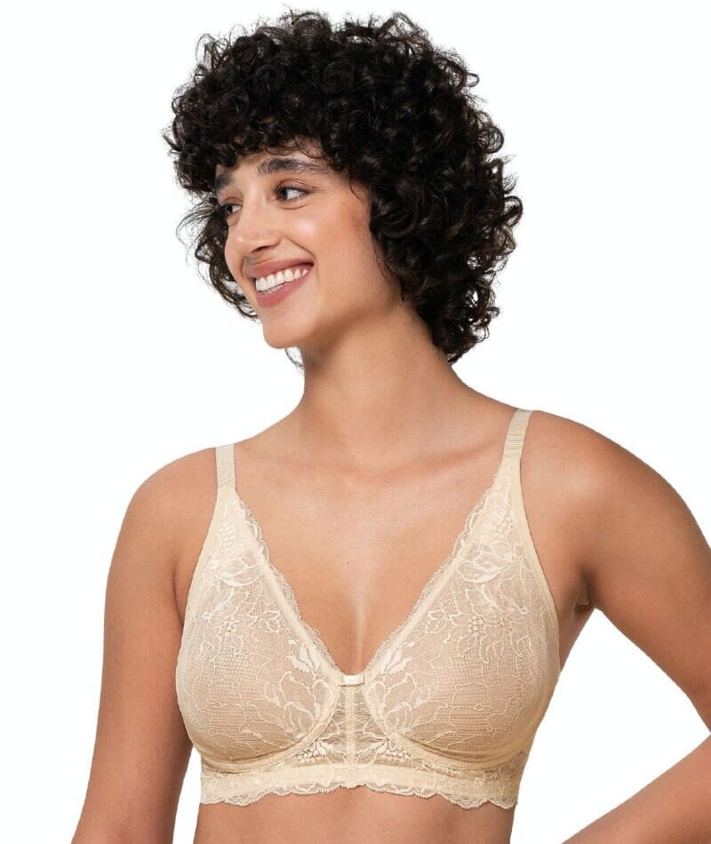 Triumph Amourette Charm Lace Wire-free Bra - Creamy Dream Bras 