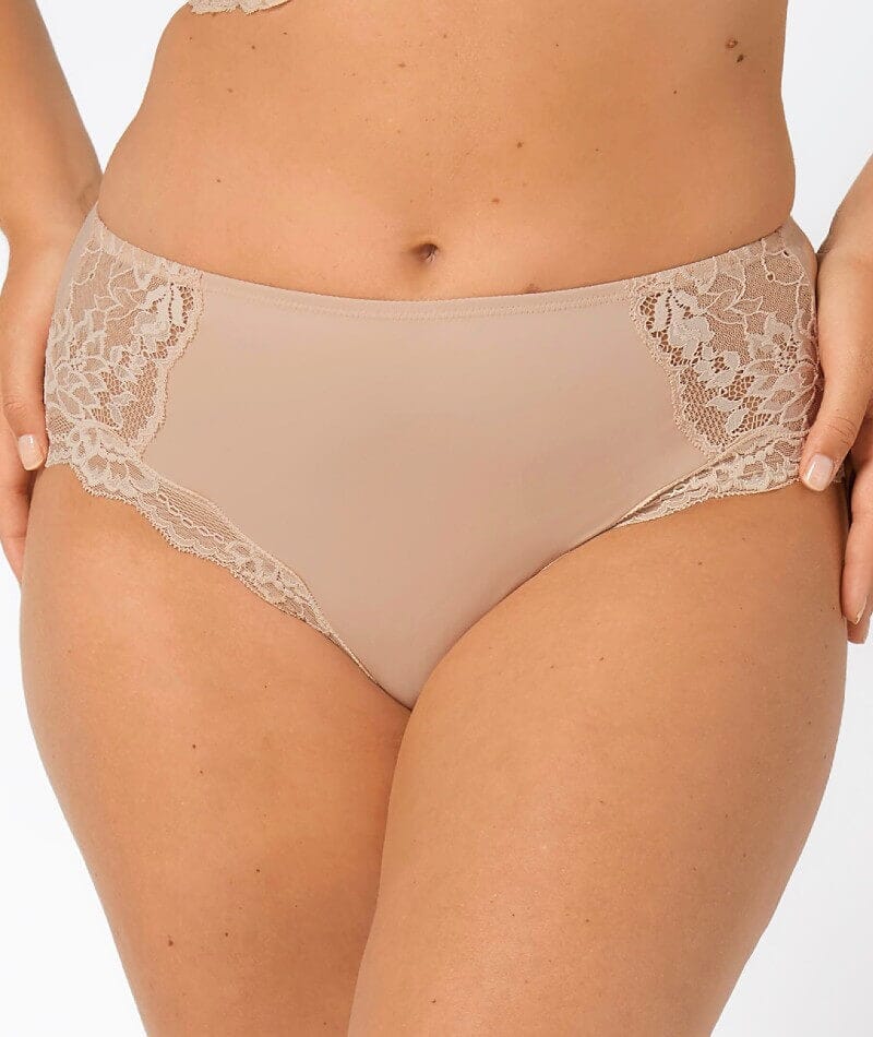 Triumph Amourette Charm Maxi Brief - Neutral Beige Knickers 