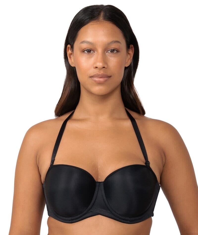 Women's Strapless Bra Plus Size Underwire Convertible Non Padded