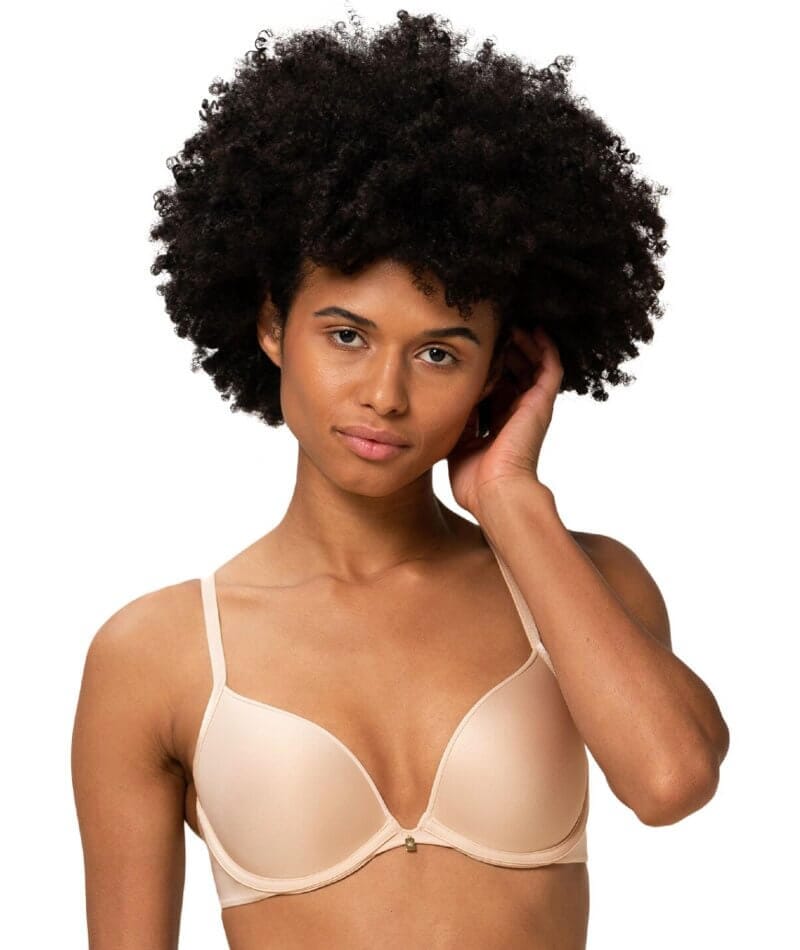 New York & Co. Uncommon Sense bra push up light padded 36DD nude beige  molded cup Tan Size 36 E / DD - $14 (53% Off Retail) - From Stacie