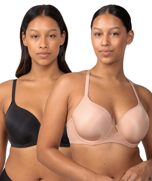Auden Womens Black Lightly Lined Wirefree Lounge Bra Size 34dd for sale  online