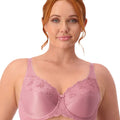 Triumph Embroidered Minimizer Bra - Rosebloom