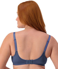 Triumph Embroidered Minimizer Bra - Indigo Blue Bras 