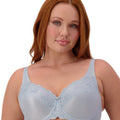 Triumph Embroidered Minimizer Bra - Pearl Grey