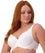 Triumph Embroidered Minimizer Bra - White Bras 