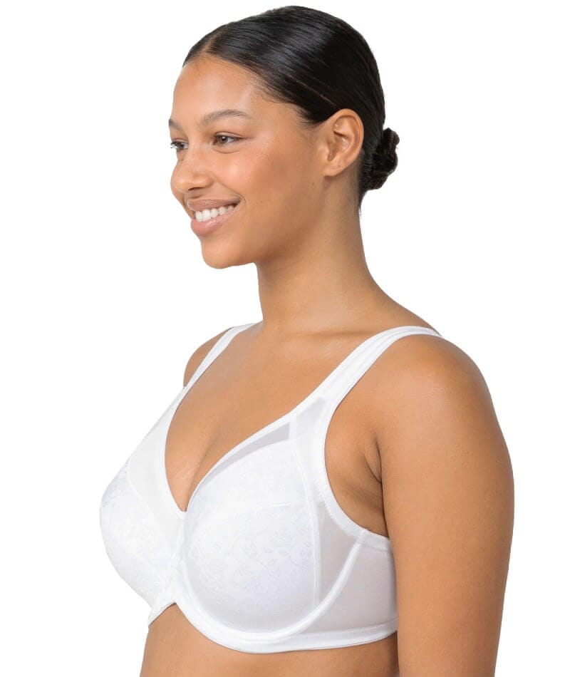 Buy Triumph Double Layered Non Wired Full Coverage Maternity / Nursing Bra  - White at Rs.999 online