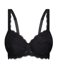 Triumph Essential Lace Balconette Bra - Black Bras 