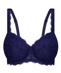 Triumph Essential Lace Balconette Bra - Navy Blue Bras 