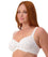 Triumph Essential Lace Balconette Bra - White Bras 