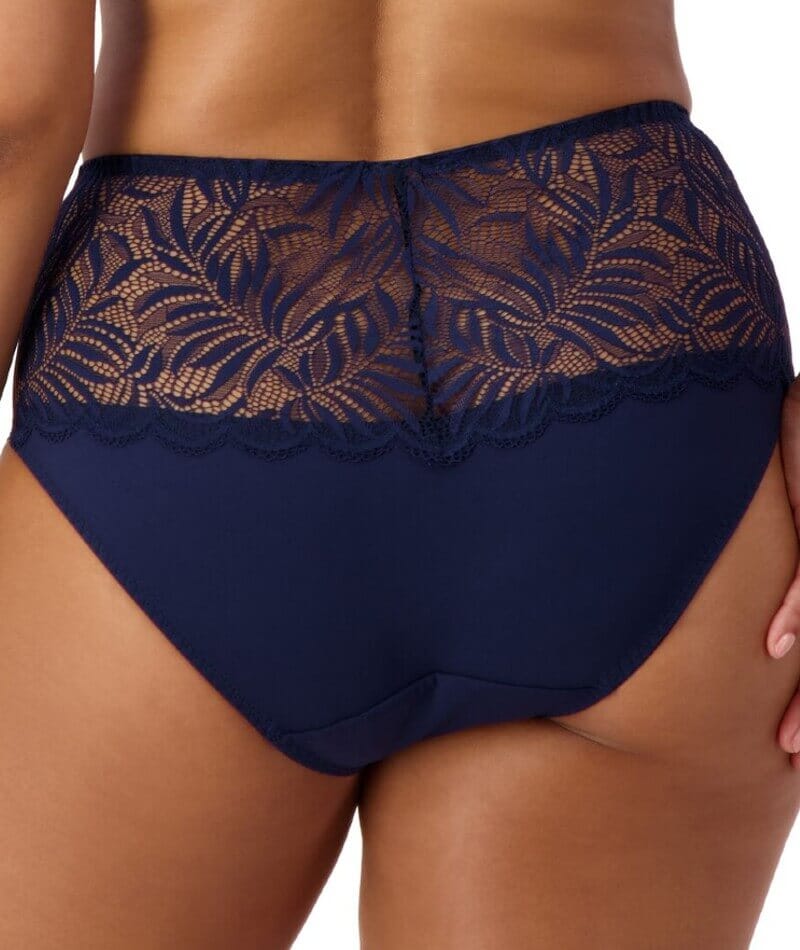 Triumph Essential Lace Maxi Brief - Navy Blue Knickers 