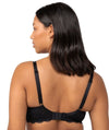 Triumph Essential Lace Underwire Half-Cup Padded Balconette Bra - Black Bras 